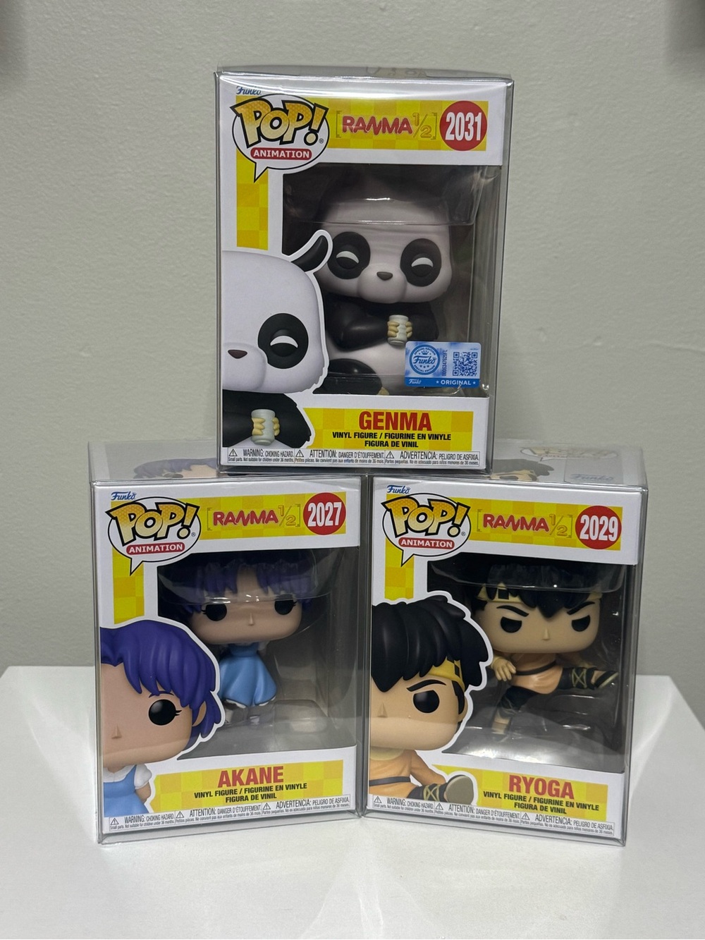 Funko Pop! Animation Ranma 1/2 Genma Akane Ryoga